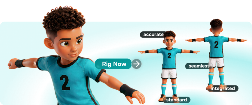 V2Fun AI automatic rigging showcase